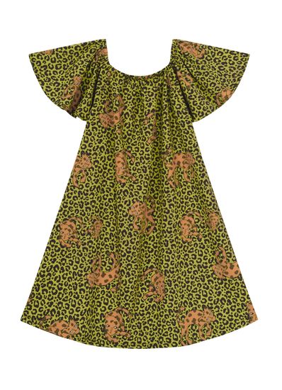 Vestido infantil menina estampado Brandili - 4