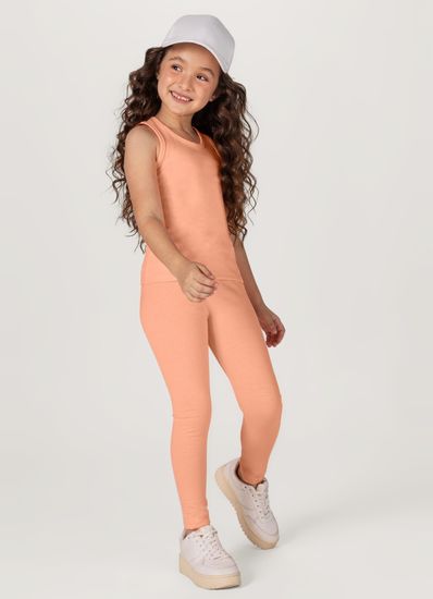 Calça Legging Básica Infantil menina em cotton Brandili - 10