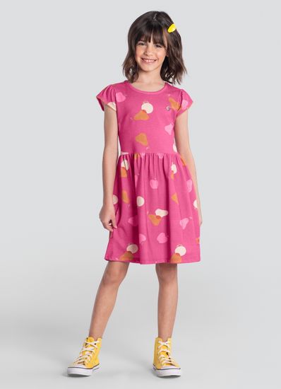 Vestido infantil menina de frutinha Brandili  - 10