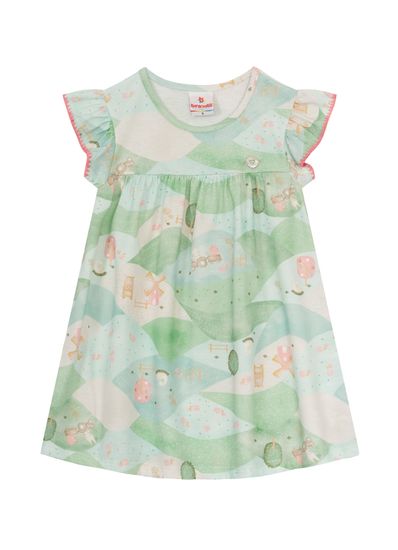 Vestido infantil menina em malha Brandili - 10