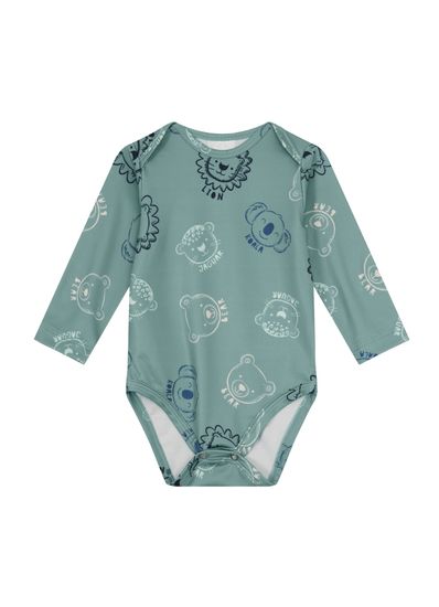 Body bebê unissex de bichinhos térmico Brandili Baby - G