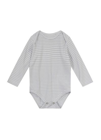 Body bebê menino listrado Brandili Baby - G