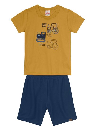 Conjunto infantil menino de carrinho Brandili - 1