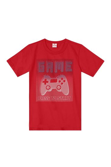 Camiseta infantil menino em malha Brandili - 6