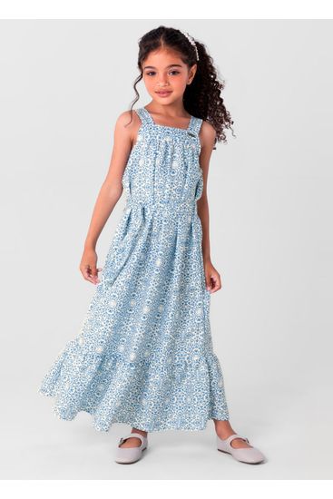 Vestido infantil menina midi Mundi - 4