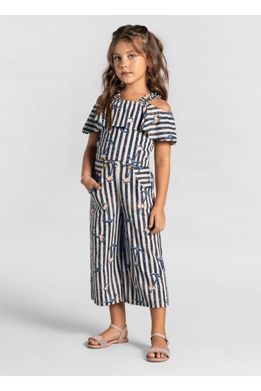 Conjunto em Cotton infantil menina Mundi - 4