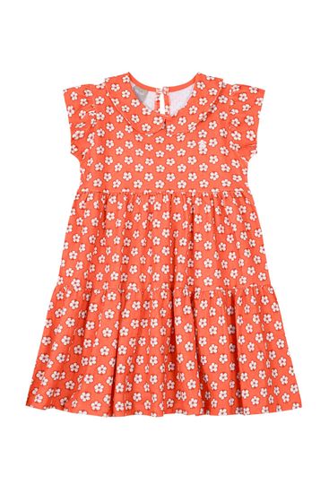 Vestido estampado infantil menina Mundi - 10