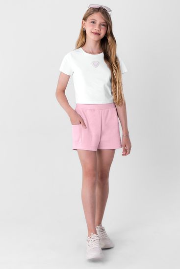 Conjunto infantil menina com cropped Young Class - 10