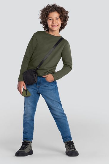 Calça jeans infantil menino Brandili - 8