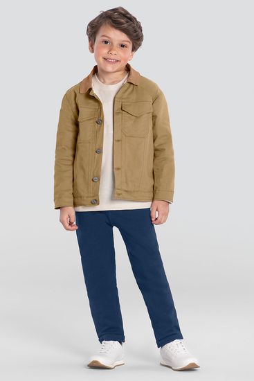 Jaqueta infantil menino peluciada Mundi - 8