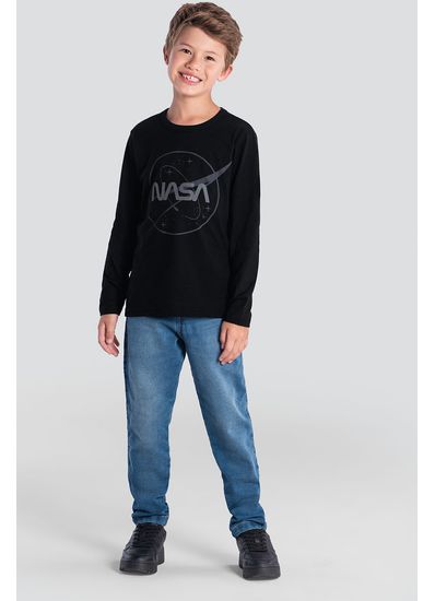 Camiseta infantil menino Nasa Brandili - 10