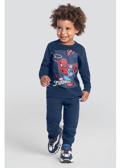 Camiseta infantil menino do Homem-Aranha brilha no escuro Brandili - 1