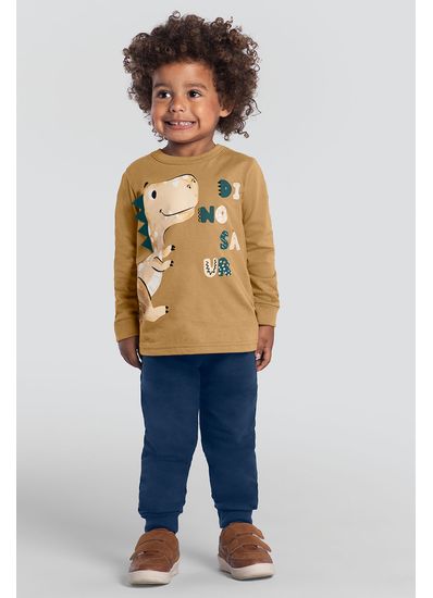 Camiseta infantil menino de dino Brandili - 2