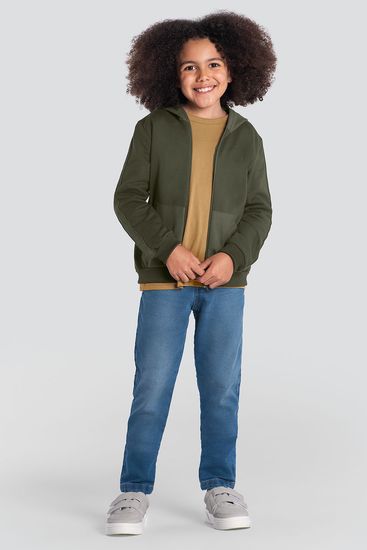 Jaqueta Infantil menino em moletom Brandili - 10