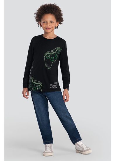 Camiseta infantil menino gamer Brandili - 10