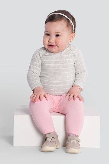 Body bebê menino listrada Brandili Baby - G