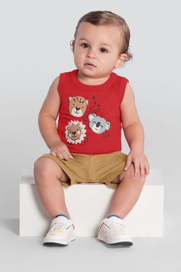 Conjunto infantil menino de bichinhos Brandili - M