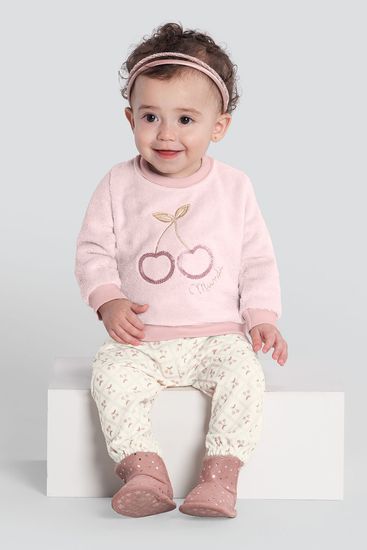 Conjunto infantil menina de cereja brilhante Mundi - 1