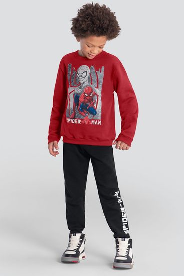 Conjunto infantil menino do Homem-Aranha metalizado Brandili - 10