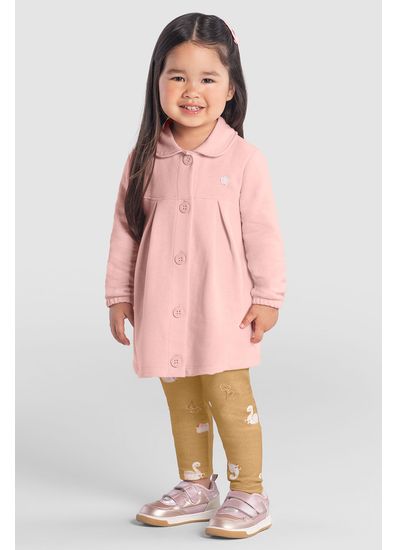 Conjunto infantil menina em cotton lúdico Brandili - 1