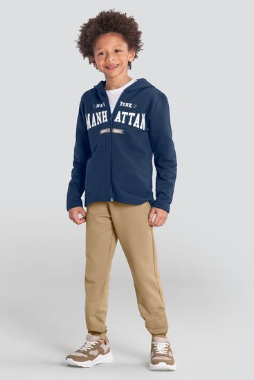 Conjunto infantil menino escrita em puff Brandili - 4