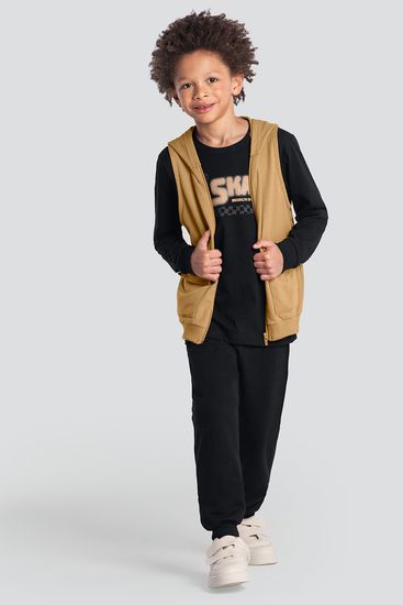 Conjunto infantil menino de skate em puff Brandili - 10