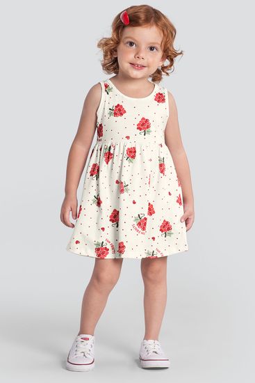 Vestido infantil menina florido brandili-1