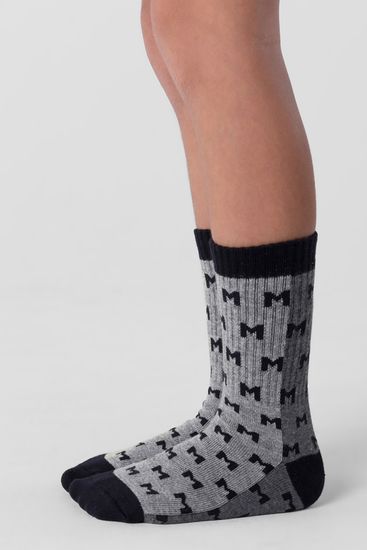 Meia infantil menino estampada Mundi - G