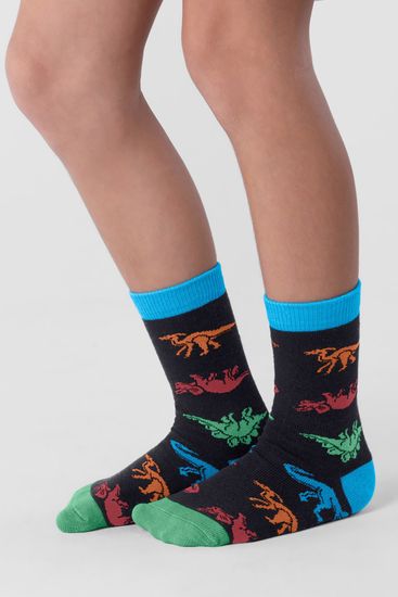 Meia infantil menino de dinossauros Brandili - G