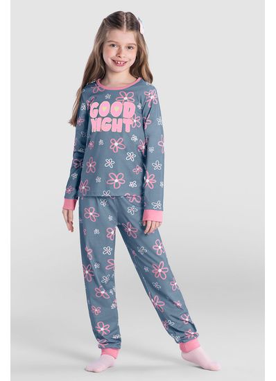 Pijama brilha no escuro infantil menina Brandili  - 14