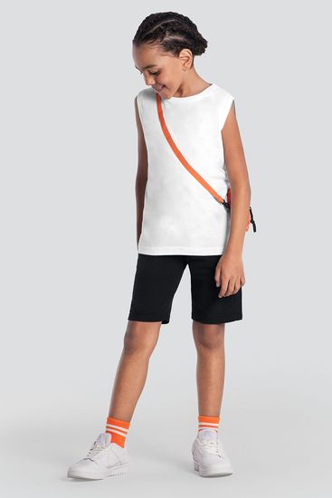Regata básica infantil menino de malha Brandili - 2