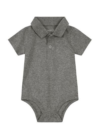 Body polo bebê menino em malha Brandili Baby - P
