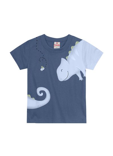 Camiseta infantil menino camaleão Brandili - 1