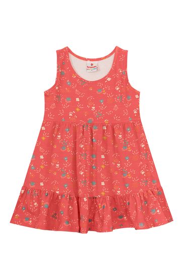 Vestido infantil menina florzinhas delicadas Brandili  - 1