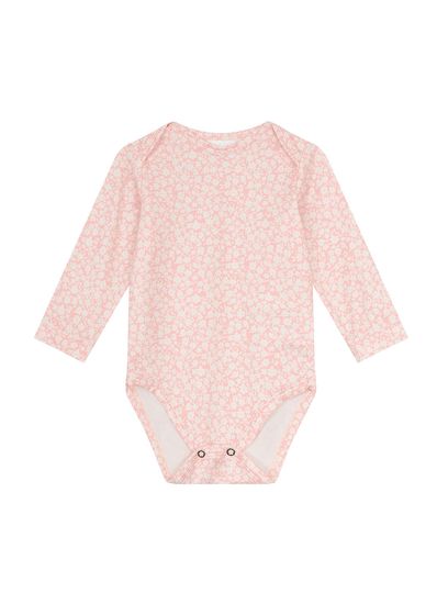Body bebê unissex de florzinhas térmico Brandili Baby - G