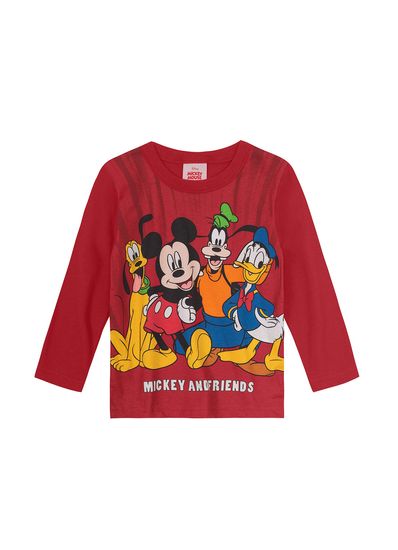 Camiseta infantil menino Mickey Mouse Brandili - 1