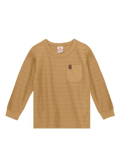 Camiseta infantil menino listras 3D Brandili - 1
