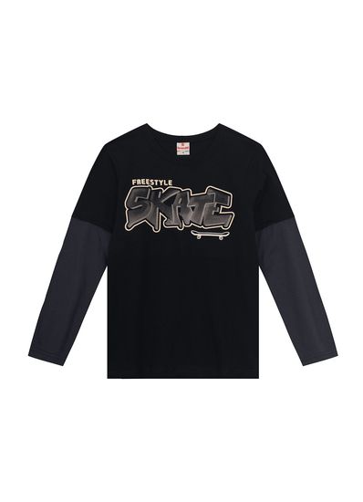 Camiseta infantil menino de skate Brandili - 12