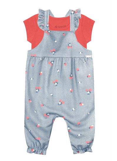 Conjunto bebê menina de cerejinhas Brandili Baby - G