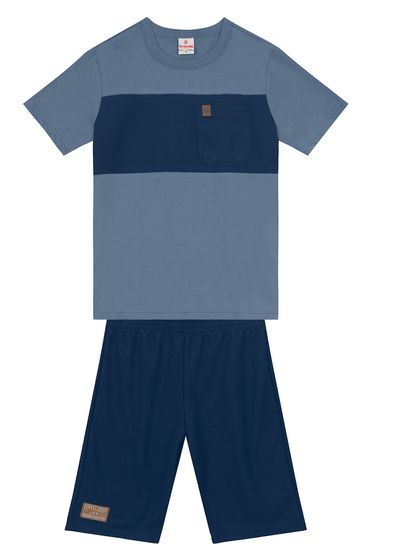 Conjunto infantil menino em malha dupla cor Brandili - 10