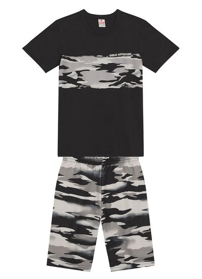 Conjunto infantil menino camuflado Brandili - 10