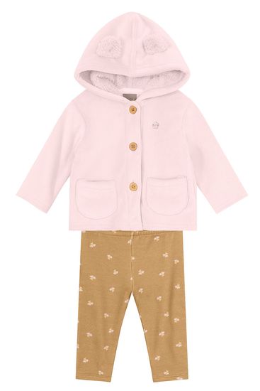 Conjunto infantil menina floral delicado Mundi - 1