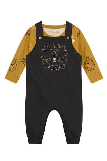 Conjunto bebê menino de leãozinho Brandili Baby - G