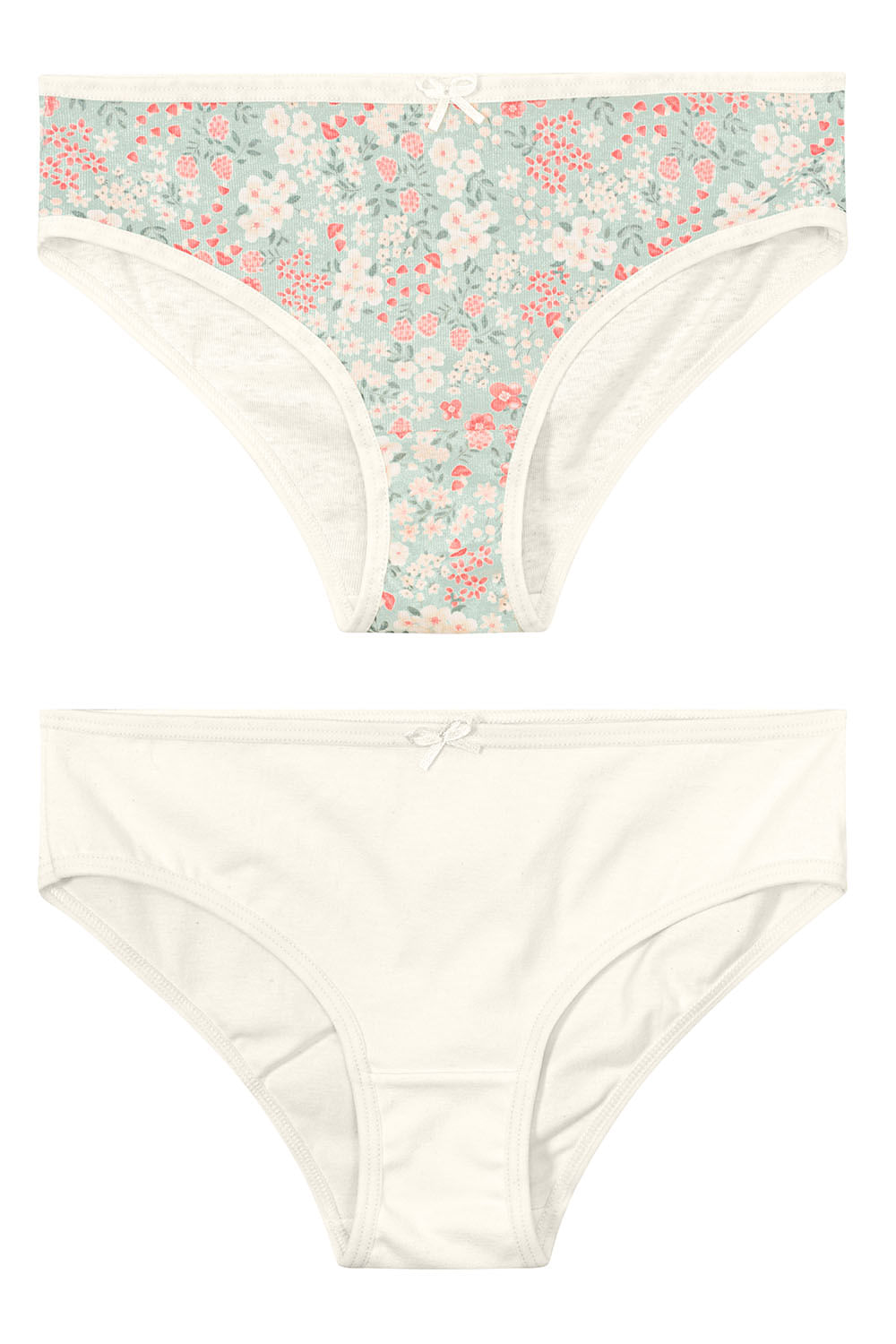 Kit infantil menina 2 calcinhas florida Brandili