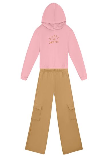 Conjunto infantil menina bordado Brandili - 12