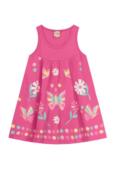 Vestido infantil menina malha brandili -1