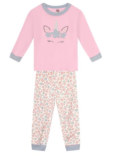 Pijama infantil menina de unicórnio Brandili - 10