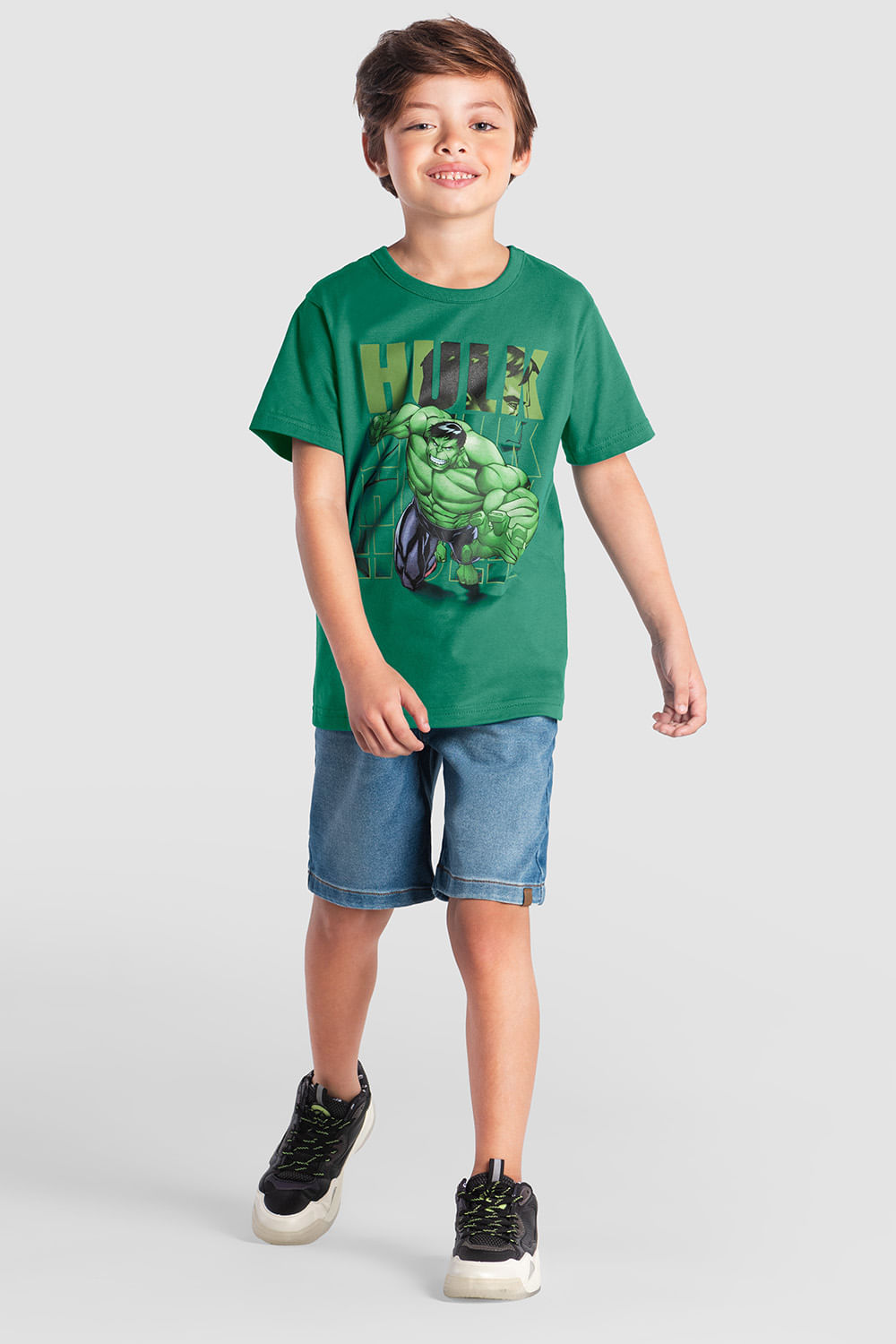 Camiseta infantil menino dos vingadores Brandili