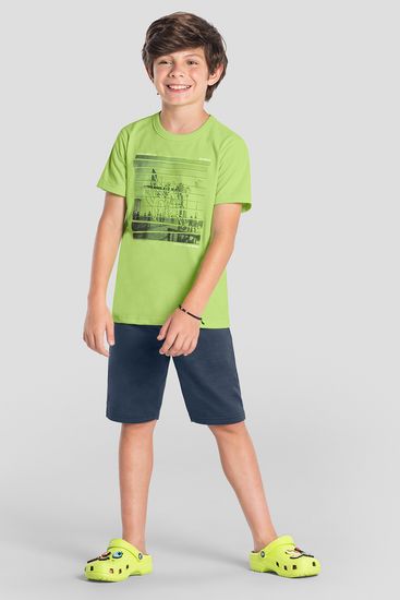 Conjunto infantil menino com estampa urbana Brandili - 14