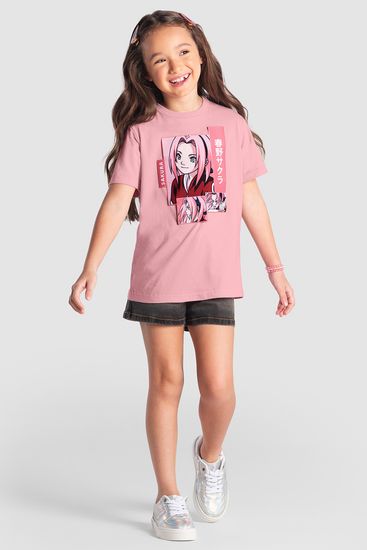 Camiseta infantil menina do naruto Brandili Camiseta infantil menino do naruto Brandili - 10